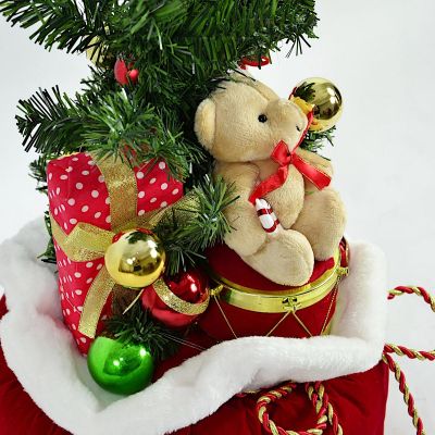 3. DECORATIVE CHRISTMAS TREE 60CM 25LED TIMER - TEDDY BEAR