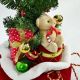 3. DECORATIVE CHRISTMAS TREE 60CM 25LED TIMER - TEDDY BEAR