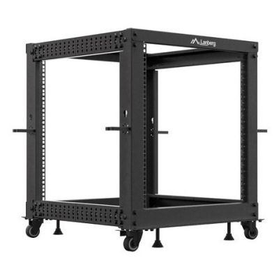 7. Lanberg OR01-6112-B rack 12U Free-standing stand Black