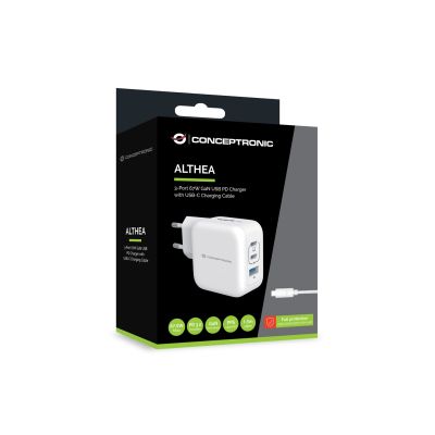 2. Conceptronic ALTHEA17W Mobile Charger Universal White AC Fast Charging Internal