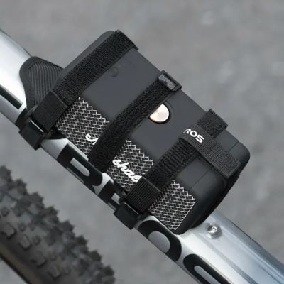 8. Rockbros 50210064001 Velcro Bike Strap for Bluetooth Speaker or Water Bottle - Black