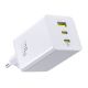 2. Baseus EnerFill FE11 2 x USB-C / USB-A 100W Wall Charger - White