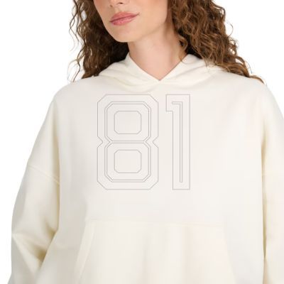 4. Women's sweatshirt 4F F1887 cream 4FWAW25TSWSF1887 12S