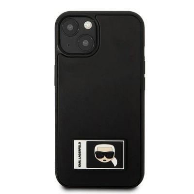 3. Karl Lagerfeld KLHCP13S3DKPK iPhone 13 mini 5,4 "black / black hardcase Ikonik Patch