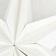 4. PAPER STAR DECORATION 30 CM 7-POINT WHITE SASKA GIFT & DECOR