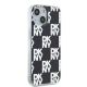 4. DKNY IML Checkered Mono Pattern case for iPhone 15 / 14 / 13 - black