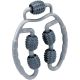 UMBRO FITNESS ROLLER 5 ROLLERS GREY