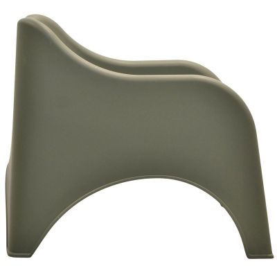 4. NUVOLA GREEN PLASTIC GARDEN CHAIR
