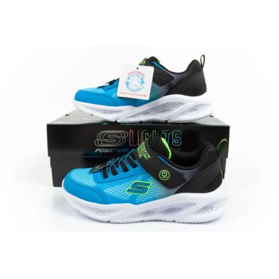 10. Skechers Meteor-Lights-Krendox Jr 401495L/BKBL shoes