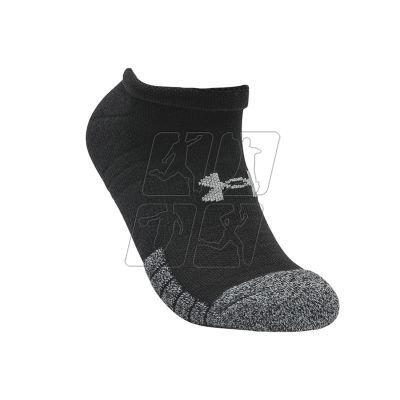 2. Under Armor HeatGear No Show Socks 3-Pack W 1346755-001