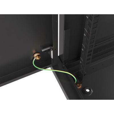6. LANBERG WALL-HUNG RACK CABINET 19" 6U 600X450 METAL DOOR BLACK (FLAT PACK) WF01-6406-00B