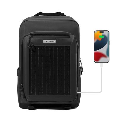 2. Rockbros H51 Cycling Backpack with Solar Panel - Black