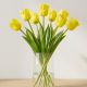5. DARK YELLOW TULIP 38 CM LIFE-LIKE SPRING DECORATION