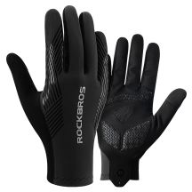 Rockbros cycling gloves spring/summer/autumn, full, size: L - black