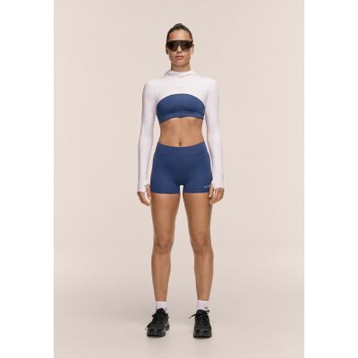 CASALL Performance Women's Running Hot Pants Navy Blue Training Leggings