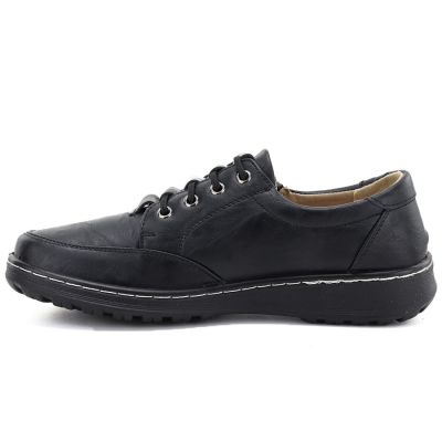 3. Comfortable women's shoes with a zipper, black Potocki TO90407