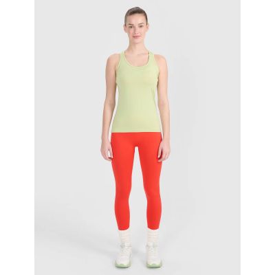 4. Women's slim quick-drying training top 4F 4FRSS25TFSLF414-42S