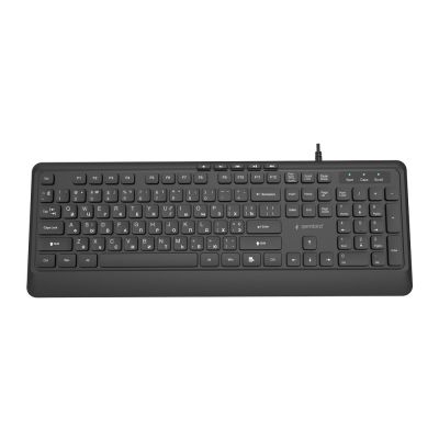 2. GEMBIRD WIRED MULTIMEDIA KEYBOARD SLIM 5 KEYS HOTKEYS, RU LAYOUT, BLACK