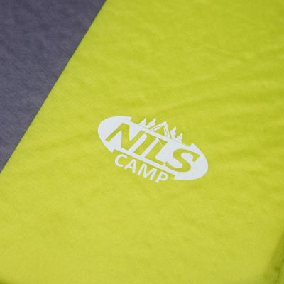 7. NILS CAMP NC4349 Self-inflating mat with pillow Green-gray