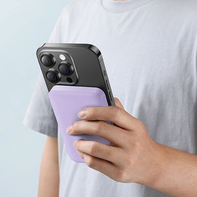 16. Baseus mini power bank 5000mAh 20W + USB-C cable (20V/3A) - purple