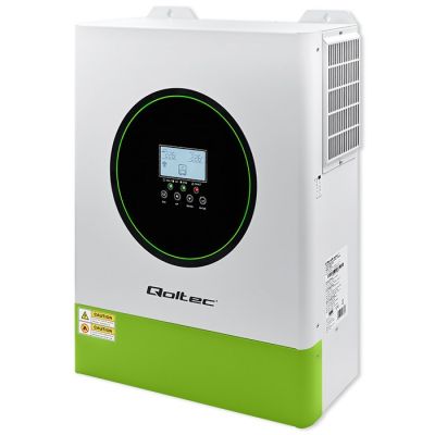 Qoltec Off-Grid Hybrid Solar Inverter 11000W | 160A | 48V | MPPT | BMS | Sinus | Wi-Fi option | Power Factor 1.0