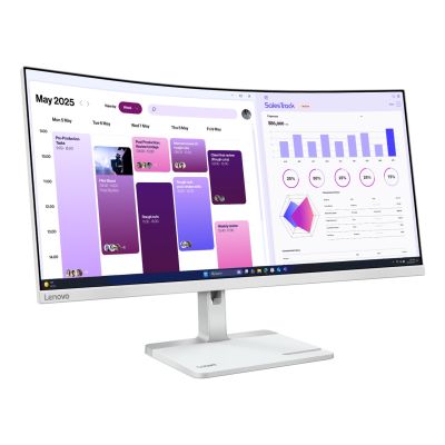 3. Lenovo L34W-4C 34" WQHD 120Hz 350 nits HDMI DP Cloud Grey