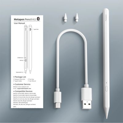 7. Metapen Pencil A11 for iPad - White