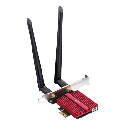 11. CUDY WE3000S AX5400 Wi-Fi 6 + BT 5.2 Network Card Intel AX210 PCIe Heatsink