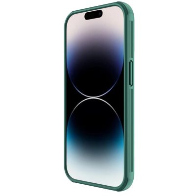 9. Nillkin CamShield Pro Case iPhone 14 Pro Max Armored Cover Camera Protector Green