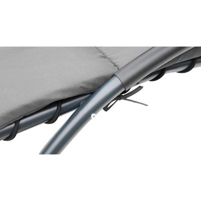 5. BERGAMO DECHAIR WITH UMBRELLA 200x125x180CM GRAY