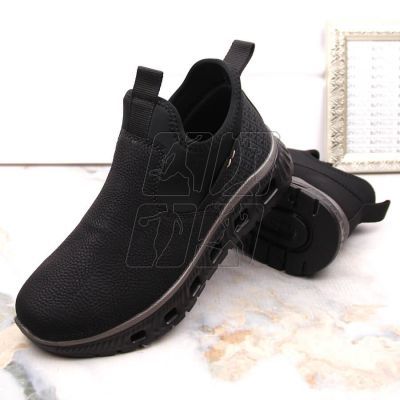 7. Rieker W RKR616 comfortable slip-on ankle boots, black