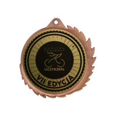 Metal Medal with Engraving on Laminate
