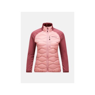 Women's down jacket PEAK PERFORMANCE W Helium Hybrid Down Jacket pink