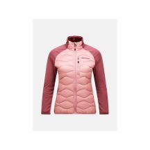 Women's down jacket PEAK PERFORMANCE W Helium Hybrid Down Jacket pink