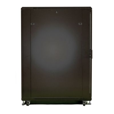 4. Extralink Rack Cabinet 27U 600x800 Black Floor Standing