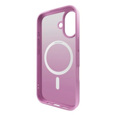 2. Puro Gradient MagSafe Silicone Case for iPhone 16 - Pink