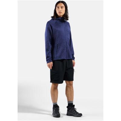 6. Odlo TENCIA Men's Mid-Layer Hoody Full Zip, Blue