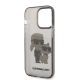 7. Karl Lagerfeld Glitter Karl&Choupette case for iPhone 14 Pro - black