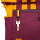 7. Rivacase 5321 15.6" 25L Laptop Backpack Burgundy-Yellow