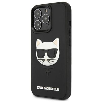 2. Karl Lagerfeld 3D Rubber Choupette Case for iPhone 13 Pro / iPhone 13 - Black