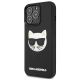 2. Karl Lagerfeld 3D Rubber Choupette Case for iPhone 13 Pro / iPhone 13 - Black