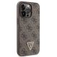 4. Guess GUHCP13LP4TDSCPW Case for iPhone 13 Pro / 13 - Brown Crossbody 4G Metal Logo