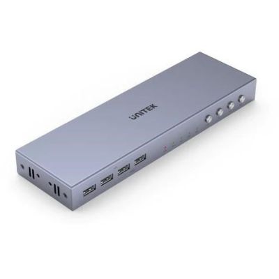UNITEK KVM SWITCH 4K HDMI 2.0 4IN 1OUT + USB