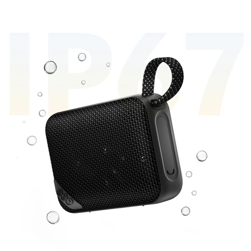 6. QCY SP2 IP67 Bluetooth Speaker with RGB Backlight and Stereo Mode - Black