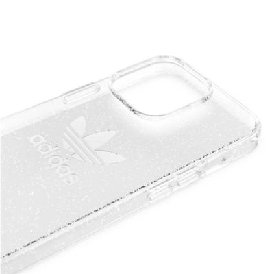 5. Adidas OR Protective Clear Case Glitter for iPhone 13 Pro / iPhone 13 - Transparent Silver