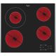 5. Whirlpool AKT 8130 BA ceramic hob (4 cooking zones; black)