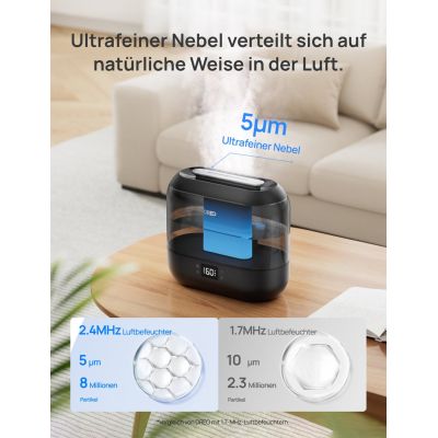 5. Dreo HM311S Air Humidifier 4L Gray
