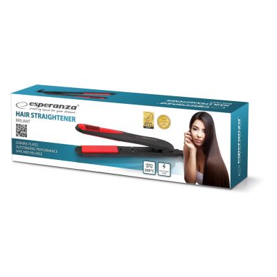 10. Esperanza Brilliant EBP004 Hair Straightener (35W; black)
