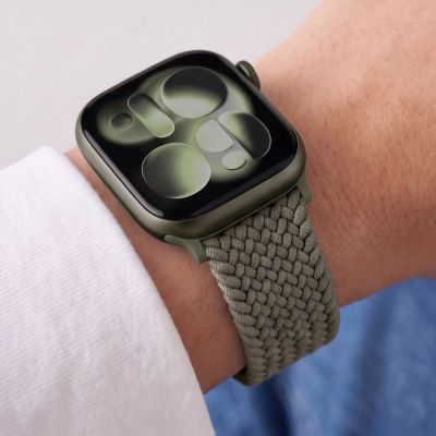 12. Tech-Protect Nylonmag Strap for Apple Watch 4 / 5 / 6 / 7 / 8 / 9 / SE / Ultra 1 / 2 (42 / 44 / 45 / 49 MM) - Green