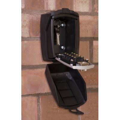 6. Phoenix Safe Co. KS0003C Key Cabinet Metal Black, Silver
